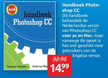 Aanbiedingen Handboek photoshop cc - Huismerk - Boekenvoordeel - Geldig van 07/06/2019 tot 15/06/2019 bij Boekenvoordeel