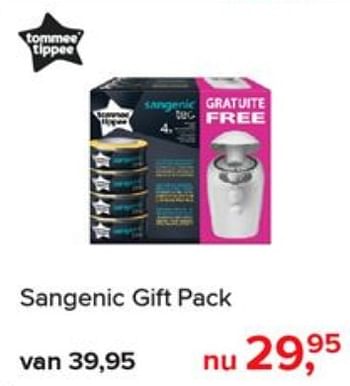 Aanbiedingen Sangenic gift pack - Sangenic - Geldig van 03/06/2019 tot 29/06/2019 bij Baby-Dump
