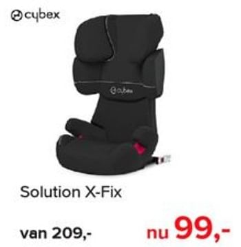 Aanbiedingen Solution x-fix - Cybex - Geldig van 03/06/2019 tot 29/06/2019 bij Baby-Dump