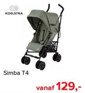 Aanbiedingen Simba t4 - Koelstra - Geldig van 03/06/2019 tot 29/06/2019 bij Baby-Dump