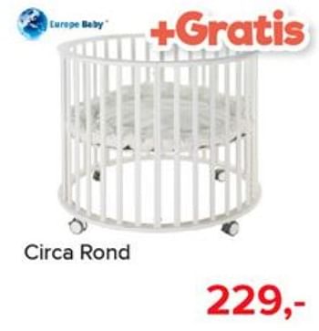 Aanbiedingen Circa rond - Europe baby - Geldig van 03/06/2019 tot 29/06/2019 bij Baby-Dump