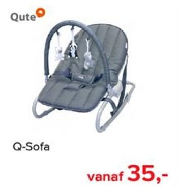 Aanbiedingen Q-sofa - Qute  - Geldig van 03/06/2019 tot 29/06/2019 bij Baby-Dump