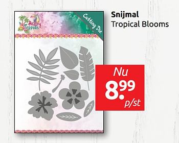 Aanbiedingen Snijmal tropical blooms - Huismerk - Boekenvoordeel - Geldig van 14/06/2019 tot 22/06/2019 bij Boekenvoordeel