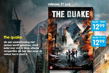 Aanbiedingen The quake - Huismerk - Boekenvoordeel - Geldig van 14/06/2019 tot 22/06/2019 bij Boekenvoordeel
