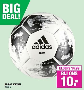 Aanbiedingen Adidas voetbal - Adidas - Geldig van 17/06/2019 tot 29/06/2019 bij Big Bazar