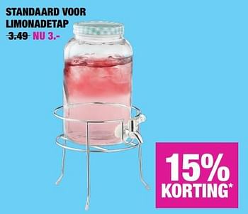 Aanbiedingen Standaard voor limonadetap - Huismerk - Big Bazar - Geldig van 17/06/2019 tot 29/06/2019 bij Big Bazar