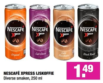Aanbiedingen Nescafé xpress ijskoffie - Nescafe - Geldig van 17/06/2019 tot 29/06/2019 bij Big Bazar