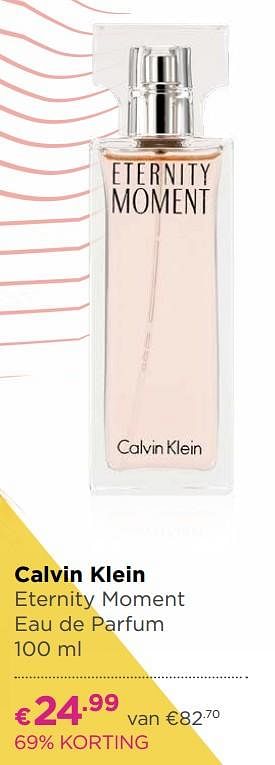 Aanbiedingen Calvin klein eternity moment eau de parfum - Calvin Klein - Geldig van 17/06/2019 tot 14/07/2019 bij Ici Paris XL