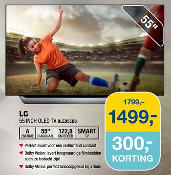 Aanbiedingen Lg 55 inch oled tv oled55c8 - LG - Geldig van 17/06/2019 tot 30/06/2019 bij Electro World