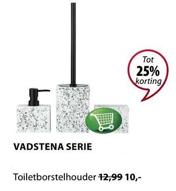 Aanbiedingen Vadstena serie toiletborstelhouder - Huismerk - Jysk - Geldig van 17/06/2019 tot 30/06/2019 bij Jysk