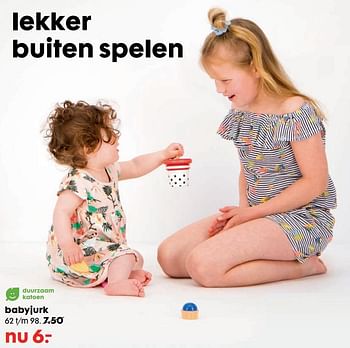 Aanbiedingen Babyjurk - Huismerk - Hema - Geldig van 17/06/2019 tot 07/07/2019 bij Hema