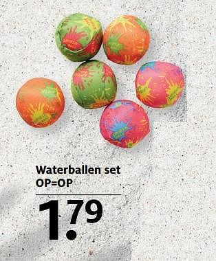 Aanbiedingen Waterballen set - Huismerk - Etos - Geldig van 17/06/2019 tot 30/06/2019 bij Etos