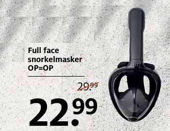 Aanbiedingen Full face snorkelmasker - Huismerk - Etos - Geldig van 17/06/2019 tot 30/06/2019 bij Etos