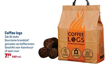 Aanbiedingen Coffee logs - Huismerk - Makro - Geldig van 18/06/2019 tot 01/09/2019 bij Makro