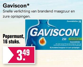 Aanbiedingen Gaviscon - Gaviscon - Geldig van 19/06/2019 tot 06/07/2019 bij De Online Drogist