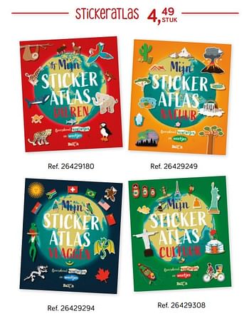 Aanbiedingen Stickeratlas - Huismerk - Supra Bazar - Geldig van 25/06/2019 tot 23/07/2019 bij Supra Bazar