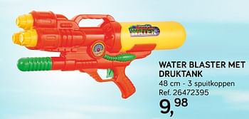 Aanbiedingen Water blaster met druktank - Nok and Ben - Geldig van 25/06/2019 tot 23/07/2019 bij Supra Bazar