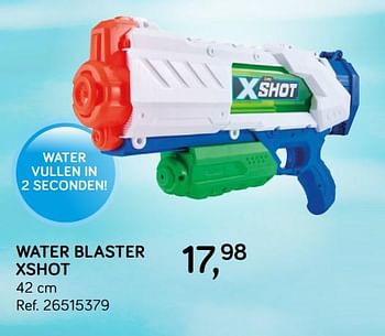 Aanbiedingen Water blaster xshot - X-Shot - Geldig van 25/06/2019 tot 23/07/2019 bij Supra Bazar