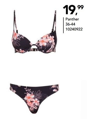 Aanbiedingen Bikini panther - Panther - Geldig van 01/07/2019 tot 18/07/2019 bij Bristol