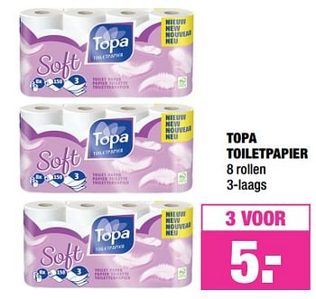 Aanbiedingen Topa toiletpapier - TOPA  - Geldig van 01/07/2019 tot 14/07/2019 bij Big Bazar