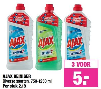 Aanbiedingen Ajax reiniger - Ajax - Geldig van 01/07/2019 tot 14/07/2019 bij Big Bazar