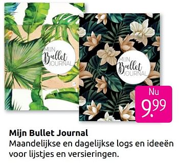Aanbiedingen Mijn bullet journal - Huismerk - Boekenvoordeel - Geldig van 30/06/2019 tot 28/07/2019 bij Boekenvoordeel