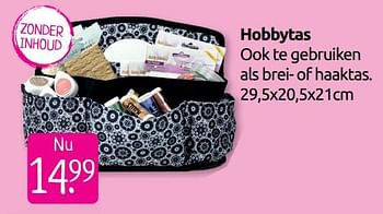 Aanbiedingen Hobbytas - Huismerk - Boekenvoordeel - Geldig van 30/06/2019 tot 28/07/2019 bij Boekenvoordeel