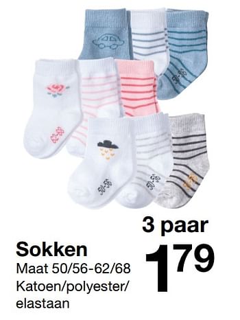 Aanbiedingen Sokken - Huismerk - Zeeman  - Geldig van 29/06/2019 tot 31/12/2019 bij Zeeman