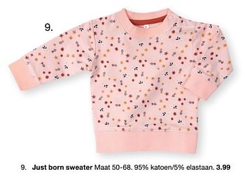Aanbiedingen Just born sweater - Huismerk - Zeeman  - Geldig van 29/06/2019 tot 31/12/2019 bij Zeeman