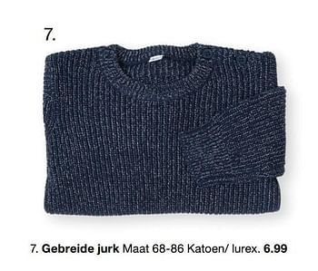 Aanbiedingen Gebreide jurk - Huismerk - Zeeman  - Geldig van 29/06/2019 tot 31/12/2019 bij Zeeman