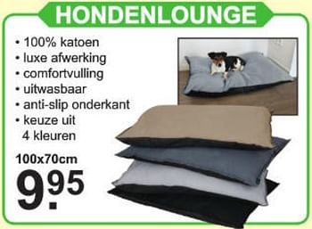 Aanbiedingen Hondenlounge - Huismerk - Van Cranenbroek - Geldig van 01/07/2019 tot 20/07/2019 bij Van Cranenbroek
