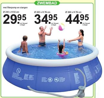 Aanbiedingen Zwembad - Huismerk - Van Cranenbroek - Geldig van 01/07/2019 tot 20/07/2019 bij Van Cranenbroek