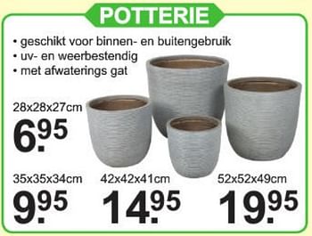 Aanbiedingen Potterie - Huismerk - Van Cranenbroek - Geldig van 01/07/2019 tot 20/07/2019 bij Van Cranenbroek