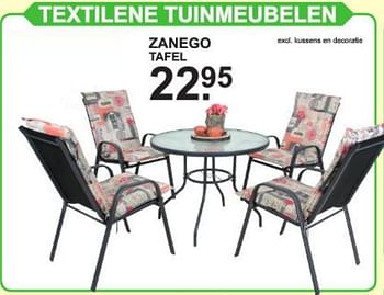 Aanbiedingen Textilene tuinmeubelen zanego tafel - Huismerk - Van Cranenbroek - Geldig van 01/07/2019 tot 20/07/2019 bij Van Cranenbroek
