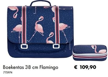 Aanbiedingen Boekentas 38 cm flamingo - Jeune Premier - Geldig van 02/07/2019 tot 31/08/2019 bij Multi Bazar