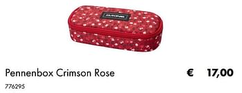 Aanbiedingen Pennenbox crimson rose - DAKINE - Geldig van 02/07/2019 tot 31/08/2019 bij Multi Bazar