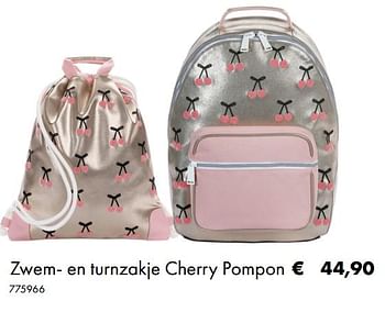 Aanbiedingen Zwem- en turnzakje cherry pompon - Jeune Premier - Geldig van 02/07/2019 tot 31/08/2019 bij Multi Bazar