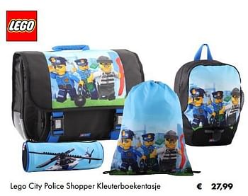 Aanbiedingen Lego city police shopper kleuterboekentasje - Lego - Geldig van 02/07/2019 tot 31/08/2019 bij Multi Bazar