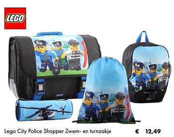 Aanbiedingen Lego city police shopper zwem- en turnzakje - Lego - Geldig van 02/07/2019 tot 31/08/2019 bij Multi Bazar