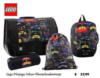 Aanbiedingen Lego ninjago urban kleuterboekentasje - Lego - Geldig van 02/07/2019 tot 31/08/2019 bij Multi Bazar