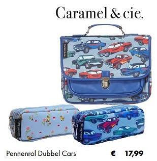 Aanbiedingen Pennenrol dubbel cars - Caramel &amp; cie. - Geldig van 02/07/2019 tot 31/08/2019 bij Multi Bazar