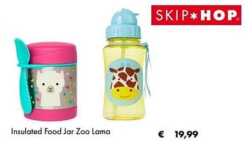 Aanbiedingen Insulated food jar zoo lama - Skip Hop - Geldig van 03/07/2019 tot 31/08/2019 bij Multi Bazar