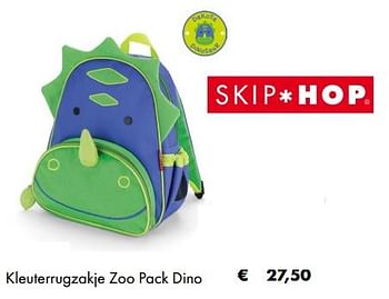Aanbiedingen Kleuterrugzakje zoo pack dino - Skip Hop - Geldig van 03/07/2019 tot 31/08/2019 bij Multi Bazar