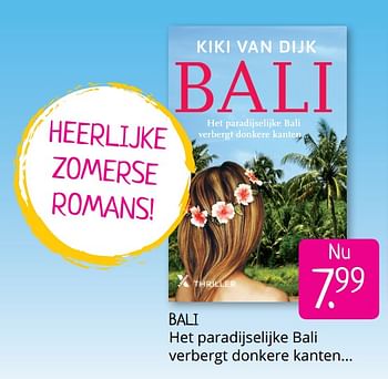 Aanbiedingen Bali het paradijselijke bali verbergt donkere kanten... - Huismerk - Boekenvoordeel - Geldig van 14/07/2019 tot 21/07/2019 bij Boekenvoordeel