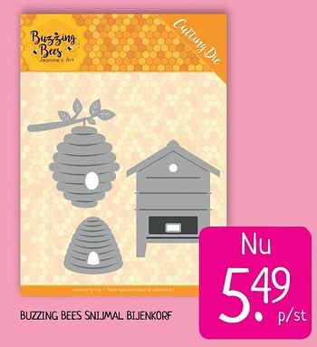 Aanbiedingen Buzzing bees snijmal bijenkorf - Huismerk - Boekenvoordeel - Geldig van 14/07/2019 tot 21/07/2019 bij Boekenvoordeel