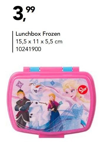 Aanbiedingen Lunchbox frozen - Disney  Frozen - Geldig van 19/07/2019 tot 08/09/2019 bij Bristol