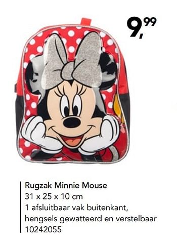 Aanbiedingen Rugzak minnie mouse - Minnie Mouse - Geldig van 19/07/2019 tot 08/09/2019 bij Bristol