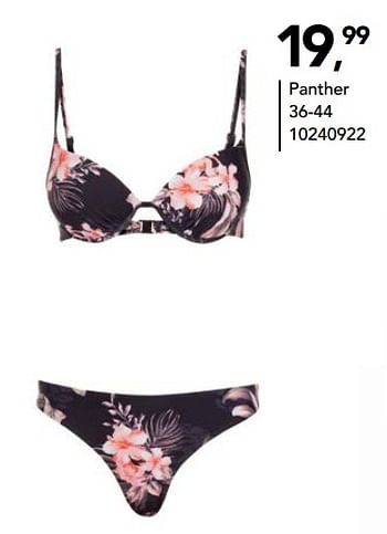Aanbiedingen Bikini panther - Panther - Geldig van 19/07/2019 tot 31/08/2019 bij Bristol
