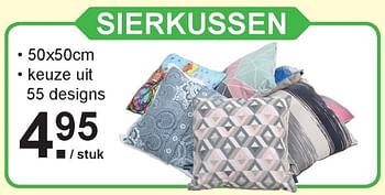 Aanbiedingen Sierkussen - Huismerk - Van Cranenbroek - Geldig van 15/07/2019 tot 03/08/2019 bij Van Cranenbroek