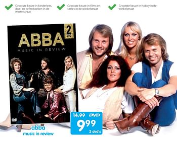 Aanbiedingen Abba music in review - Huismerk - Boekenvoordeel - Geldig van 26/07/2019 tot 02/08/2019 bij Boekenvoordeel